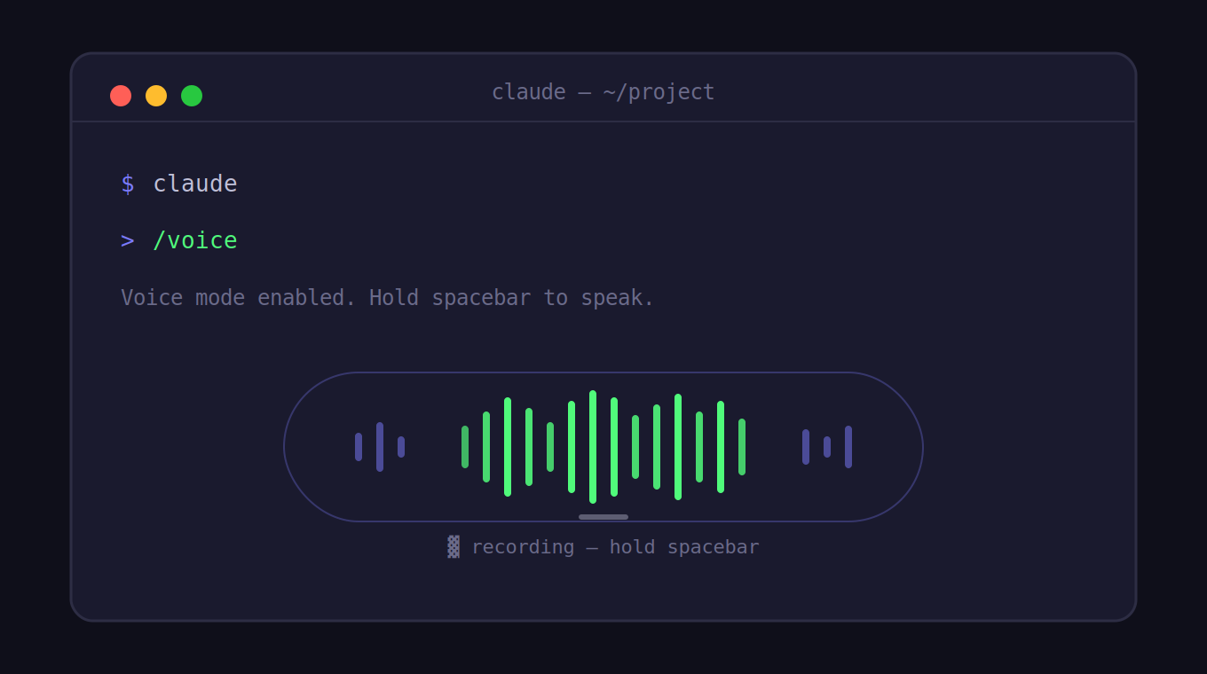 claude code voice mode